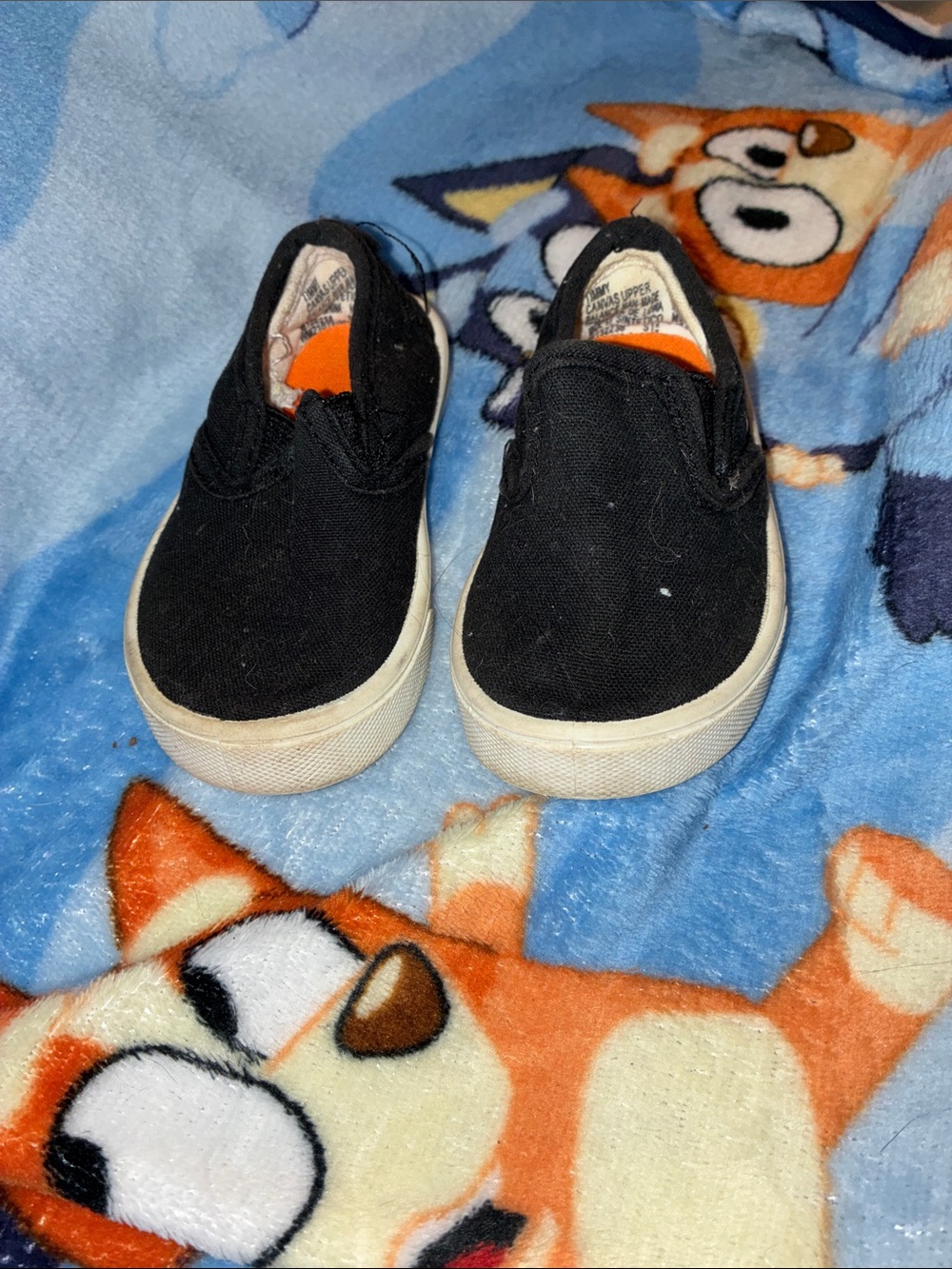 Garanimals Black Slip-On Kids Sneakers